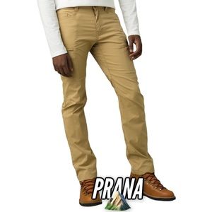 PRANA Lowfi Hiking Performance Pants Nomad Tan